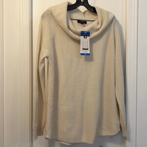 NEW Tahari cowl neck sweater ptp 22”